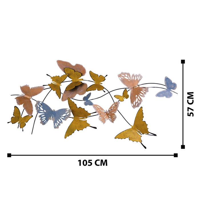 Wallity Butterflies Escultura de Pared Multicolor